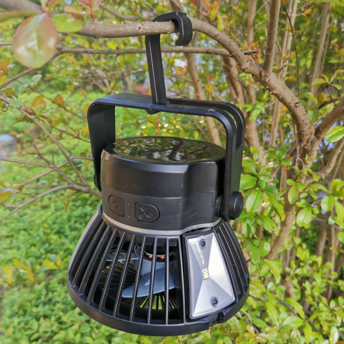 SolarBreeze Pro™ – 3-in-1 Fan, Light & USB Charger