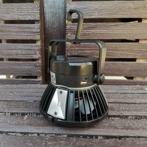 SolarBreeze Pro™ – 3-in-1 Fan, Light & USB Charger