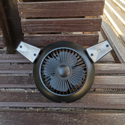 SolarBreeze Pro™ – 3-in-1 Fan, Light & USB Charger