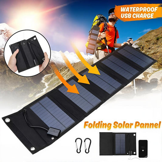 Portable Solar Panel with USB Charging – 80W Foldable Design