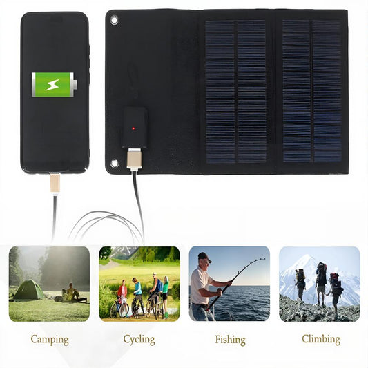 Portable Solar Panel with USB Charging – 80W Foldable Design