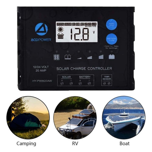 MORA GridSafe™ ProteusX 20A Waterproof PWM Solar Controller
